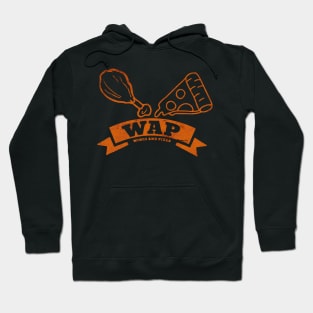 wap wings pizza Hoodie